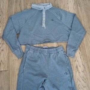 Calvin Klein Jogger Crop Set